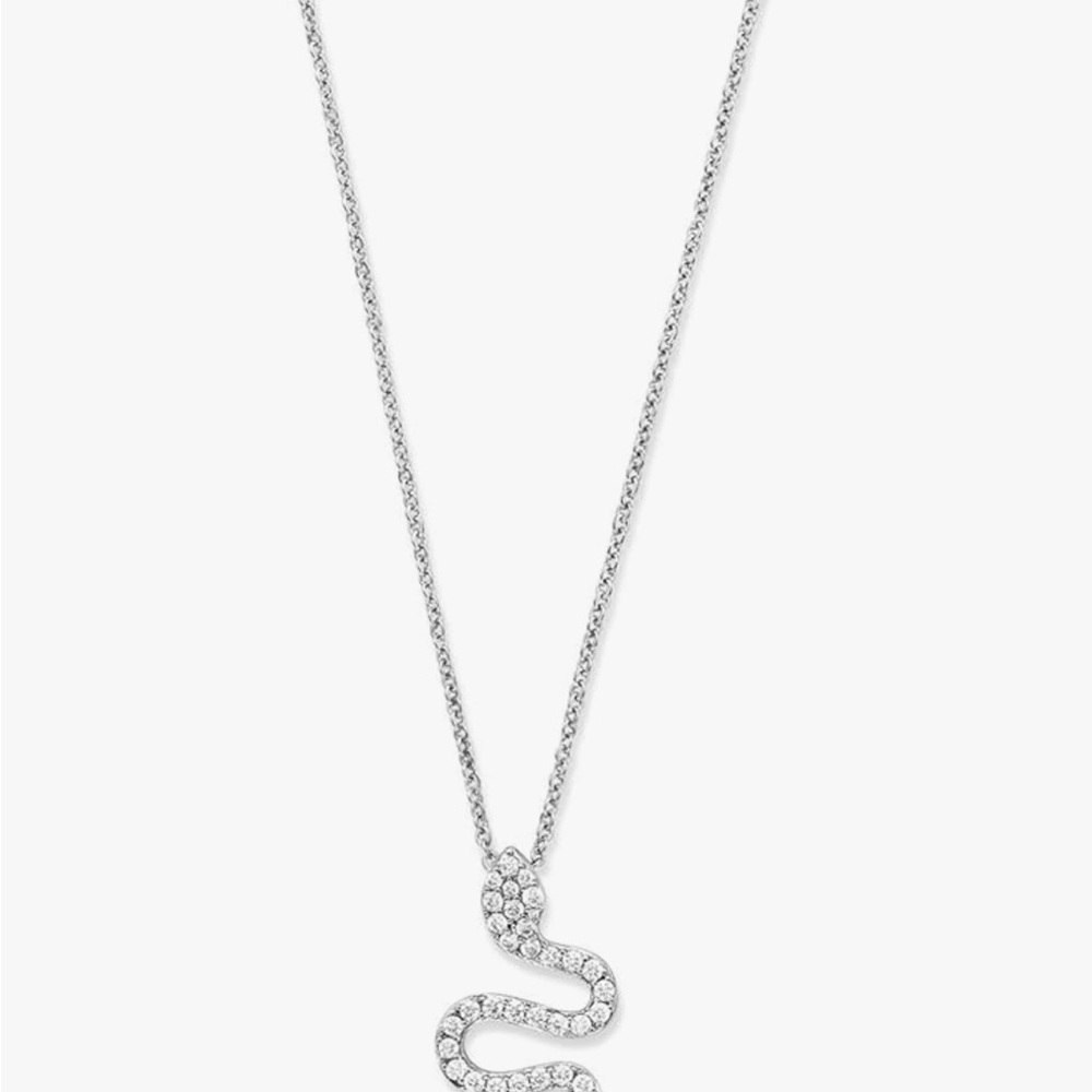 Rocksbox Alemany Snake Pendant Necklace-Adjustable Chain- New